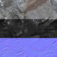 Seamless Textures of Rock + Normal & Bump Mapping